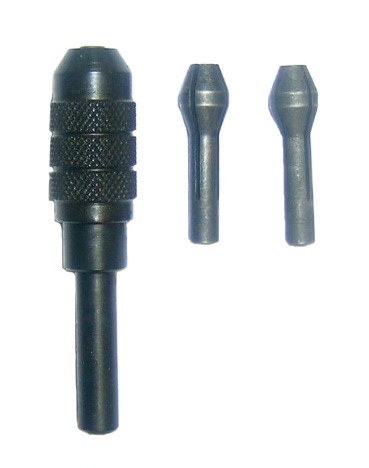 ECLIPSE - PIN CHUCK WITH 3 COLLETS - CAPACITY 0.25MM - 2.5MM